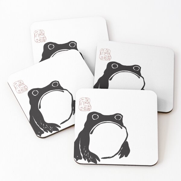 Item preview, Grumpy Frog - Matsumoto Hoji Vintage Japanese Classic designed and sold by FaizArtShop.