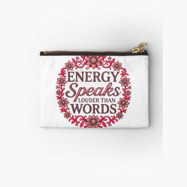 Item preview, Energy Speaks Louder Crimson Floral designed and sold by TrinovaCreates.