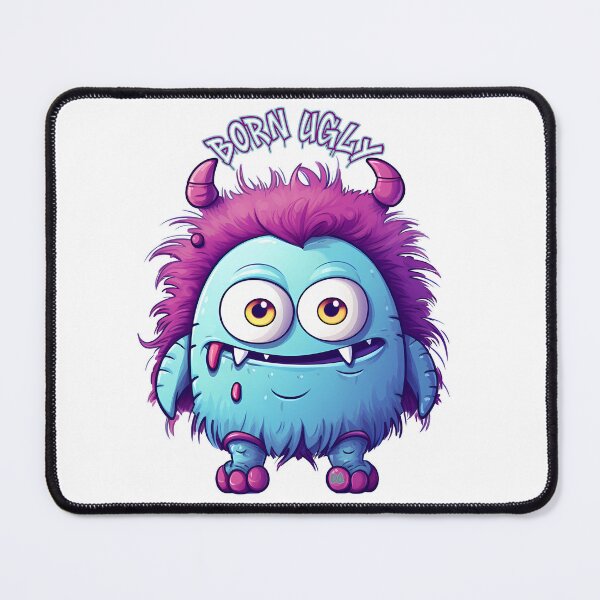 Item preview, Born Ugly Funny Cute Monster Vintage Graffiti Cartoon Mascot Fluffy Creature Streetwear Graphic designed and sold by DesignArtist.ia.