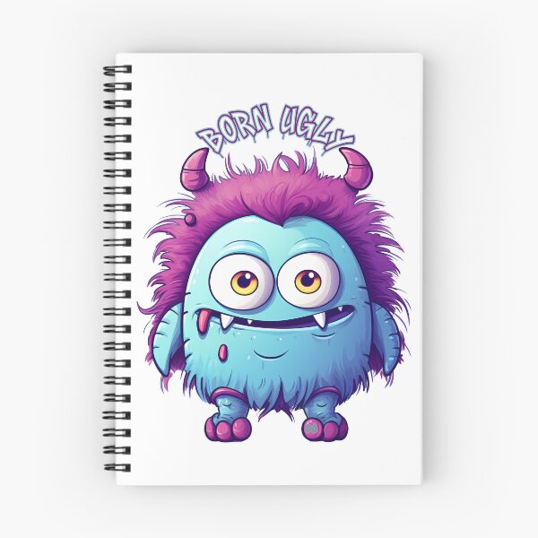 Item preview, Born Ugly Funny Cute Monster Vintage Graffiti Cartoon Mascot Fluffy Creature Streetwear Graphic designed and sold by DesignArtist.ia.