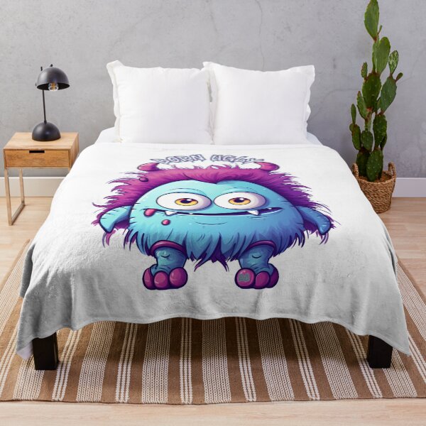 Item preview, Born Ugly Funny Cute Monster Vintage Graffiti Cartoon Mascot Fluffy Creature Streetwear Graphic designed and sold by DesignArtist.ia.