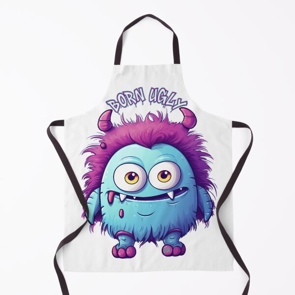 Item preview, Born Ugly Funny Cute Monster Vintage Graffiti Cartoon Mascot Fluffy Creature Streetwear Graphic designed and sold by DesignArtist.ia.