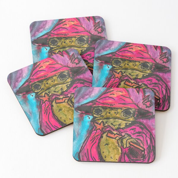 Item preview, Fantasy Wizard Frog (Pink) designed and sold by Divienjj.