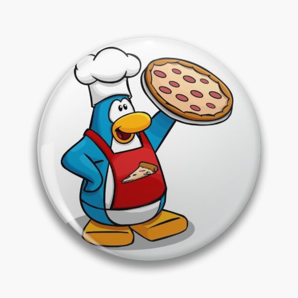 Item preview, club penguin pizza designed and sold by CatsCritterDesigns .