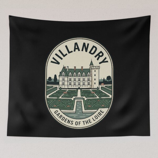 Item preview, Chateau Villandry France Vintage Travel Emblem designed and sold by k3rstman1.