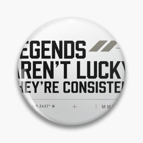 Item preview, Consistency over Luck Motivational Quote designed and sold by DESIGNit Studio .