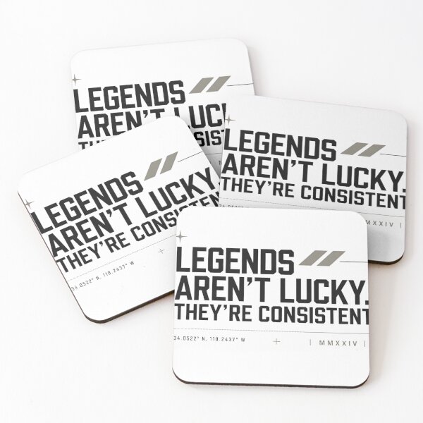 Item preview, Consistency over Luck Motivational Quote designed and sold by DESIGNit Studio .