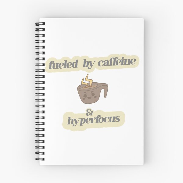 Item preview, Fueled by Caffeine and Hyperfocus Funny Coffee Mug Design designed and sold by lenalenspod.