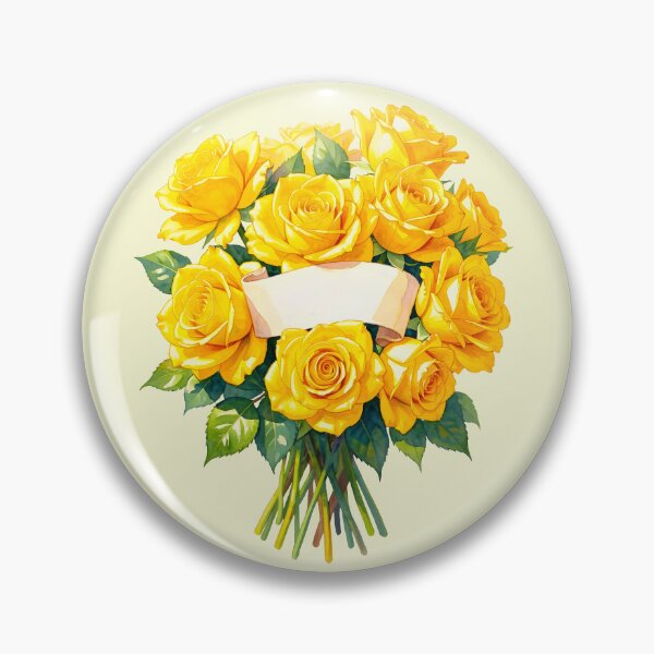 Item preview, Yellow Rose Bouquet Greeting Card – Blank Floral Card for Your Personal Message designed and sold by EmeraldeaArt.