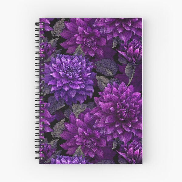 Item preview, Flourishing Dahlias  - Retro Flower Floral  - Retirement Gifts for Dad designed and sold by RoyalStarsPatts.