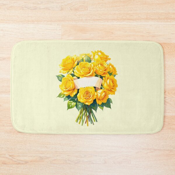 Item preview, Yellow Rose Bouquet Greeting Card – Blank Floral Card for Your Personal Message designed and sold by EmeraldeaArt.