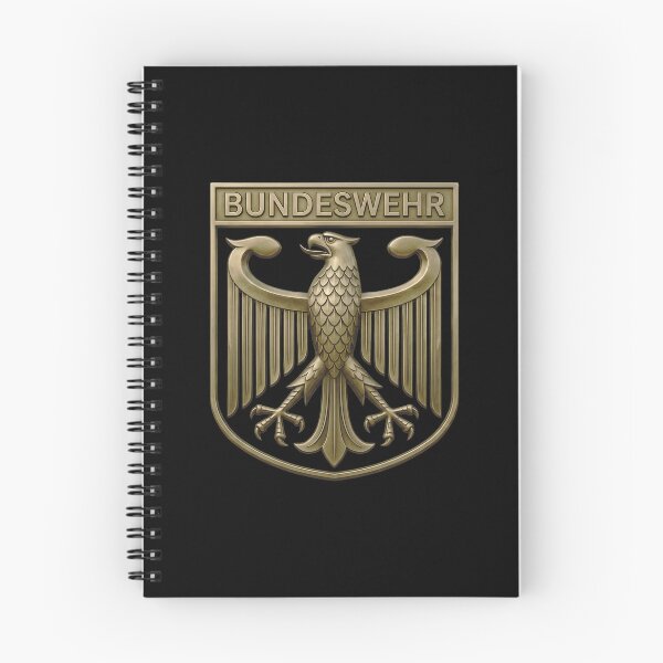 Item preview, German Armed Forces Eagle – Golden Steel Eagle Metal Design designed and sold by The Anti-Utopian.