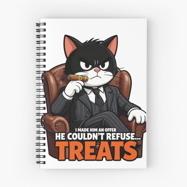 Item preview, Godfather Cat - Offer He Couldn't Refuse Treats designed and sold by GoldenPaw Society.