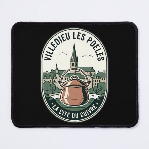 Item preview, Villedieu Les Poeles France Vintage Travel Emblem designed and sold by k3rstman1.