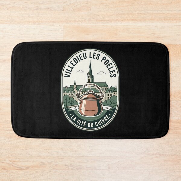 Item preview, Villedieu Les Poeles France Vintage Travel Emblem designed and sold by k3rstman1.