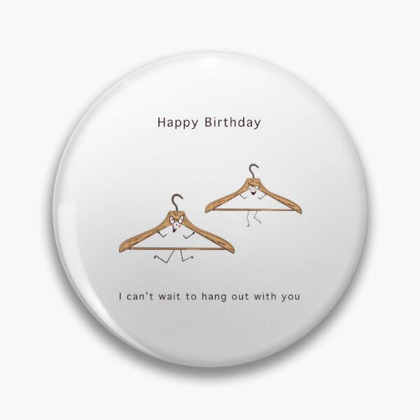 Item preview, Happy birthday, hang out with you design designed and sold by By The Moon.