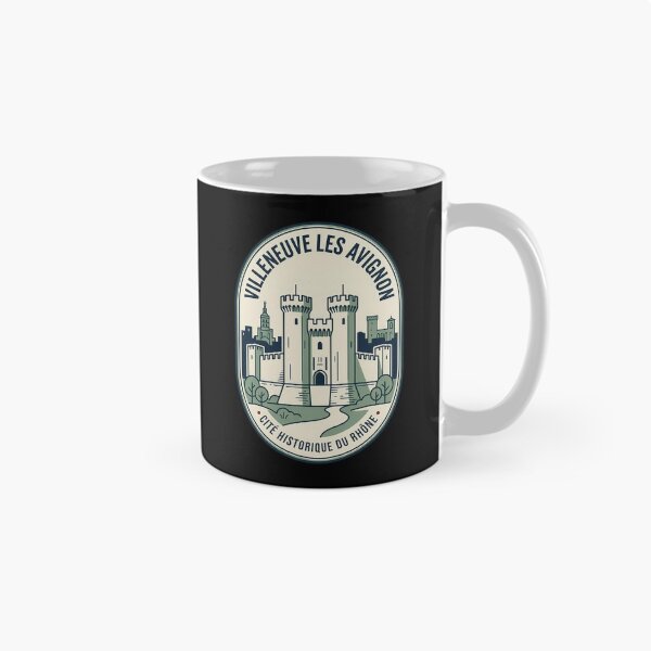 Item preview, Villeneuve Les Avignon French Castle Vintage Travel Emblem designed and sold by k3rstman1.
