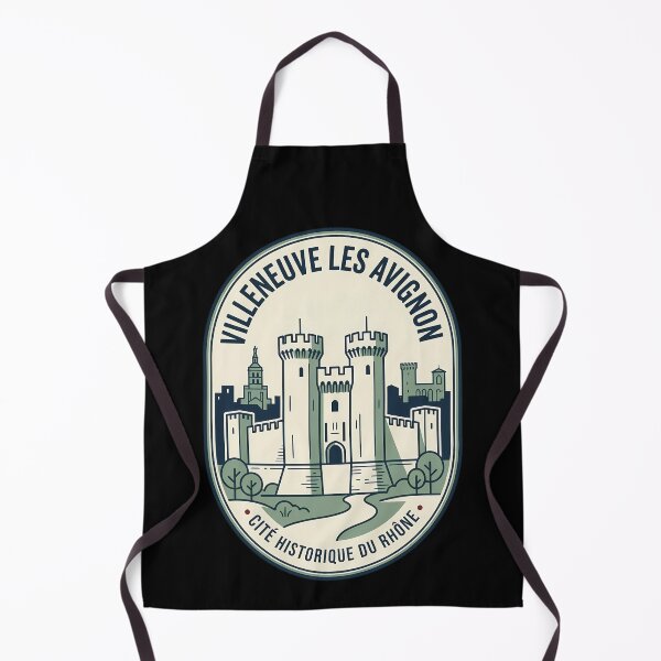 Item preview, Villeneuve Les Avignon French Castle Vintage Travel Emblem designed and sold by k3rstman1.