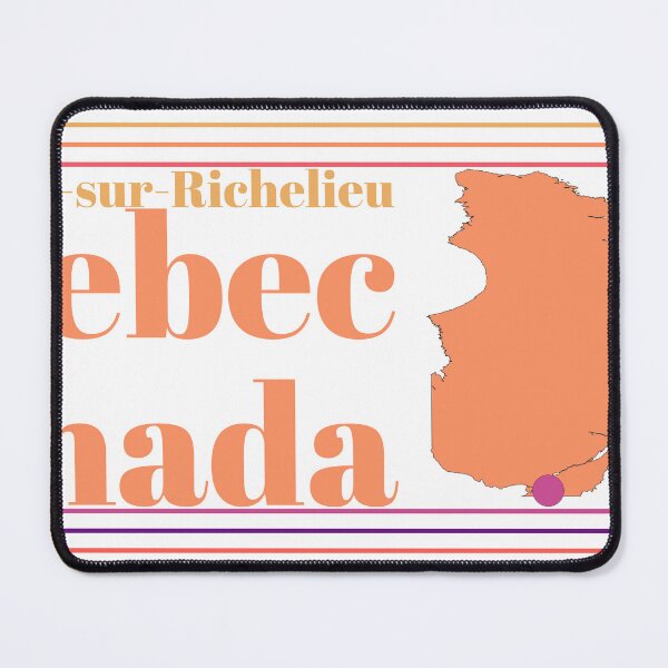 Item preview, Saint Jean Sur Richelieu Quebec Canada City Marked On Map designed and sold by TheIconSmith.