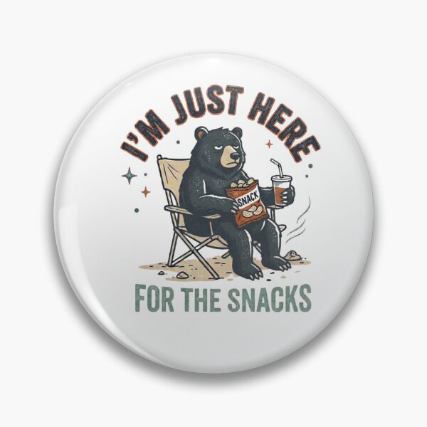 Item preview, I'm Just Here for the Snacks designed and sold by WesWay.