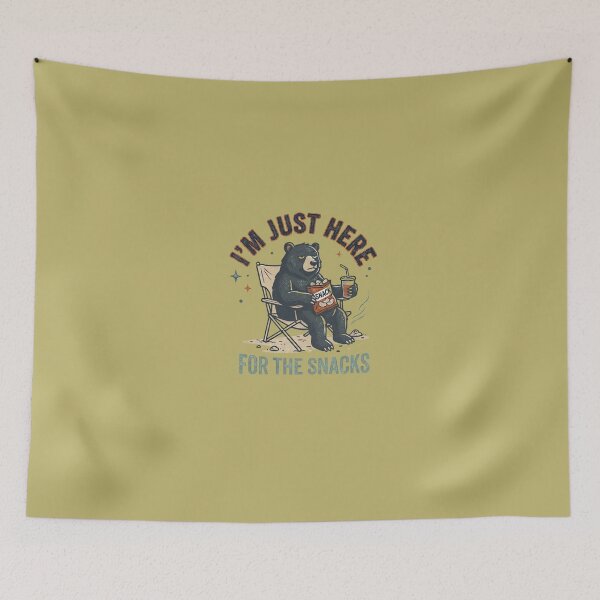 Item preview, I'm Just Here for the Snacks designed and sold by WesWay.