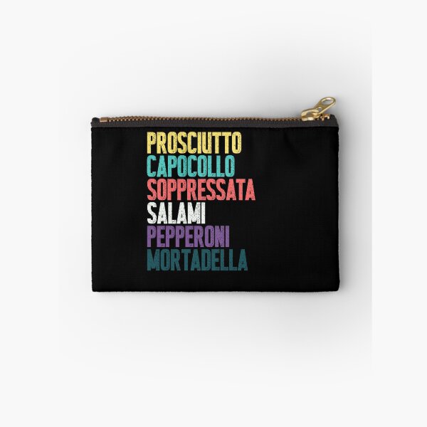 Item preview, Prosciutto Capocollo Soppressata Salami Pepperoni Mortadella Italian Deli Cured Meats Food Lover designed and sold by SkeletonsDanger.
