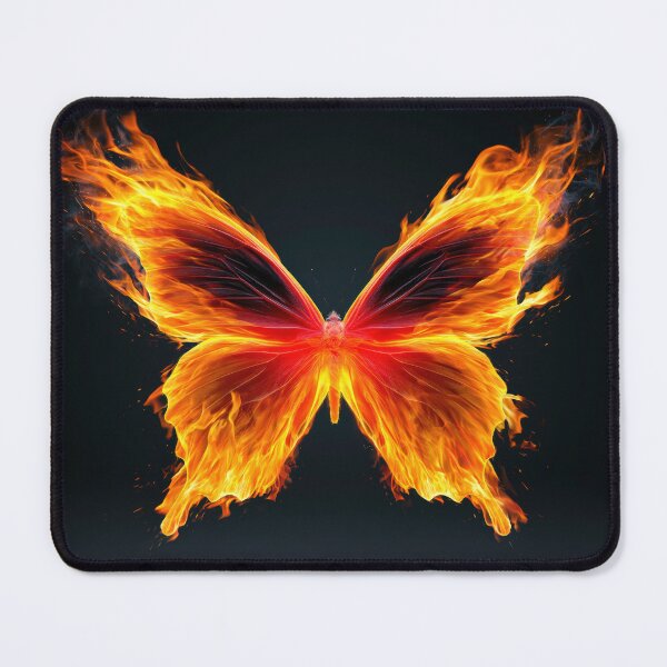 Item preview, Fire Butterfly - Fiery Nature Fantasy Art Design 2 designed and sold by WordPlayStudio.
