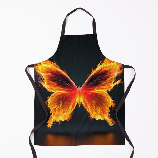Item preview, Fire Butterfly - Fiery Nature Fantasy Art Design 2 designed and sold by WordPlayStudio.