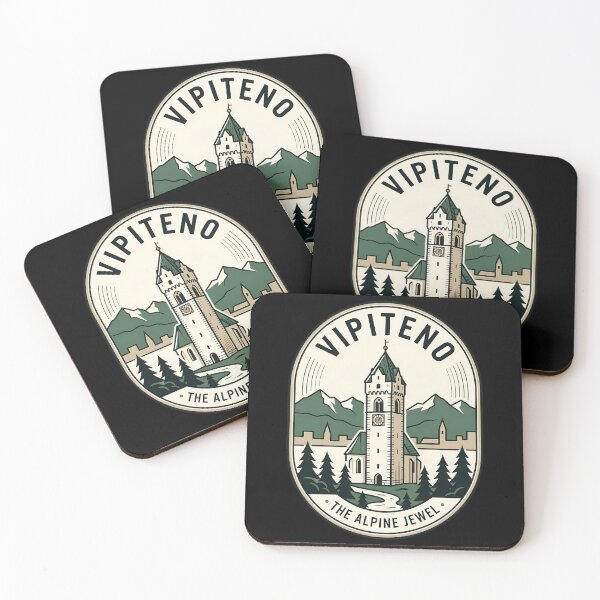 Item preview, Vipiteno Italy Alpine Mountains Vintage Travel Emblem designed and sold by k3rstman1.