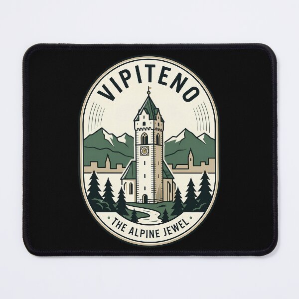 Item preview, Vipiteno Italy Alpine Mountains Vintage Travel Emblem designed and sold by k3rstman1.
