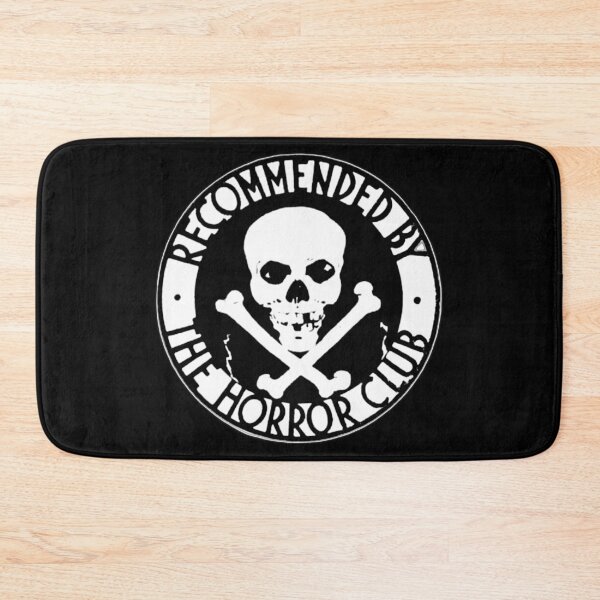 Item preview, Recommended By Horror Club / Vintage Skull Badge designed and sold by weirdove.