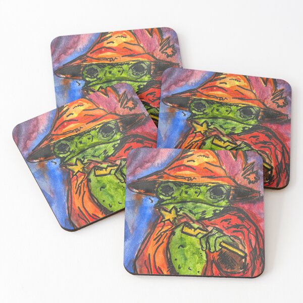 Item preview, Fantasy Whimsical Wizard Frog  designed and sold by Divienjj.
