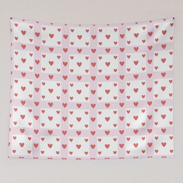 Item preview, Playful Heart Tile Pattern For Cute Romantic Creations Everywhere designed and sold by EL-Lebedenko.