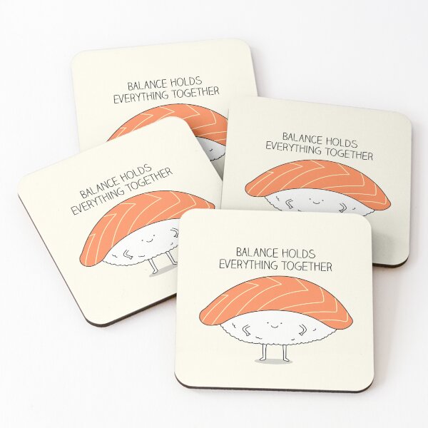 Item preview, Sushi - Balance holds everything together designed and sold by Milkyprint.