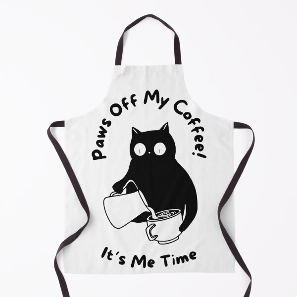 Item preview, Black Cat Coffee Quote Paws Off My Coffee designed and sold by FaizArtShop.