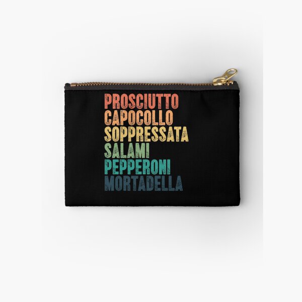 Item preview, Prosciutto Capocollo Soppressata Salami Pepperoni Mortadella Italian Cured Meats Charcuterie Foodie Enthusiast designed and sold by SkeletonsDanger.