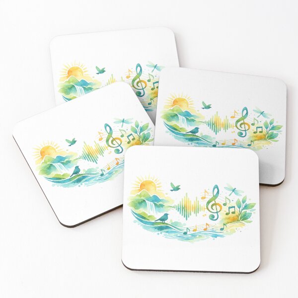 Item preview, Nature's Sound Watercolor Art designed and sold by odkocreative.