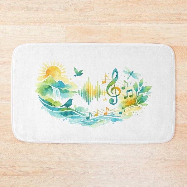 Item preview, Nature's Sound Watercolor Art designed and sold by odkocreative.