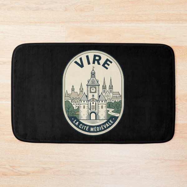 Item preview, Vire Normandy France Vintage Travel Emblem designed and sold by k3rstman1.