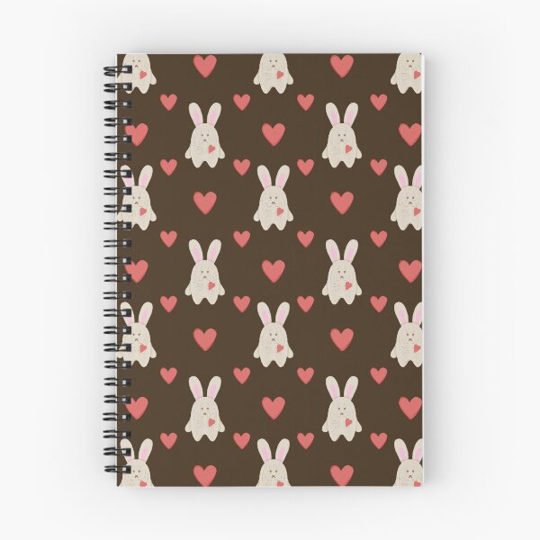 Item preview, Adorable Bunny Hearts Pattern Spreading Sweet Valentine Happiness Everywhere designed and sold by EL-Lebedenko.
