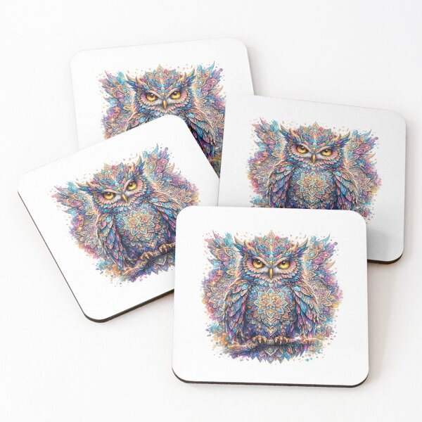 Item preview, Kaleidoscope Owl designed and sold by PeterPunkt.