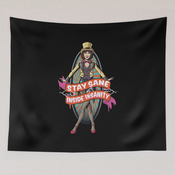 Item preview, Columbia Stay Sane Inside Insanity Rose Tint My World Lyric designed and sold by All-And-Every.