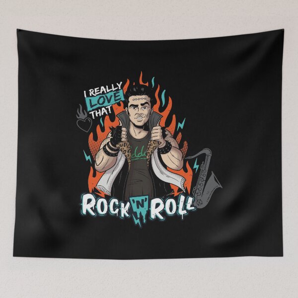 Item preview, Eddie Really Love That Rock 'N' Roll Hot Patootie Quote designed and sold by All-And-Every.