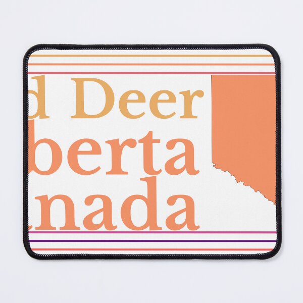 Item preview, Red Deer Alberta Canada City Marked On Map designed and sold by TheIconSmith.