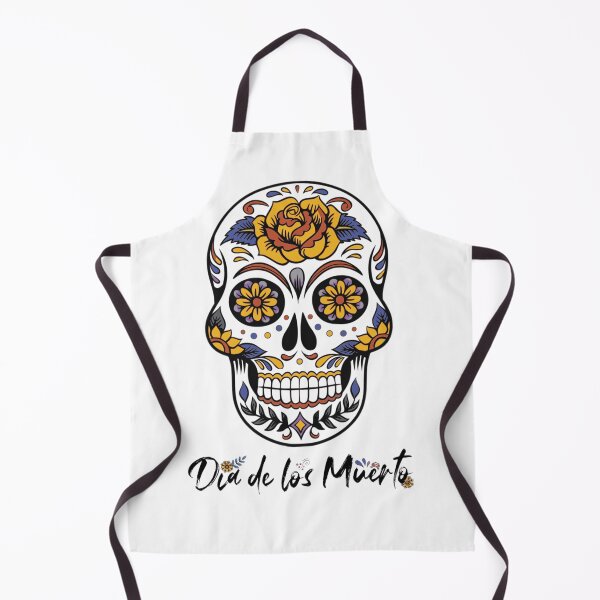 Item preview, Remembering with Flowers: Dia de los Muertos Skull designed and sold by IvanaIka.