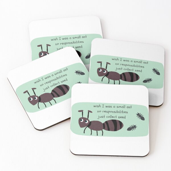 Item preview, I wish I was an ant designed and sold by CatsCritterDesigns .