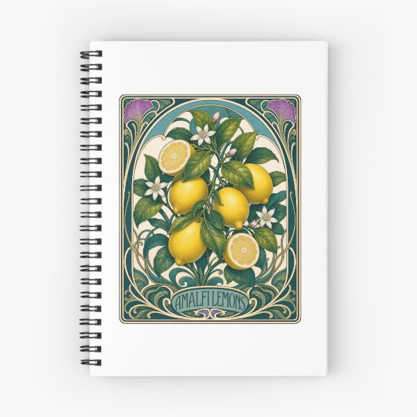 Item preview, Amalfi Lemons Art Nouveau Botanical Citrus Design designed and sold by AntiqueImages.