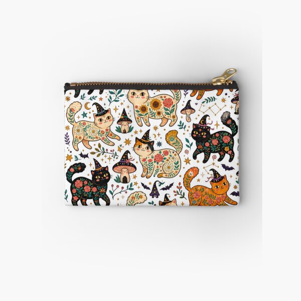 Item preview,     Cute Spooky Cat Cottagecore Pattern designed and sold by Iampoji.