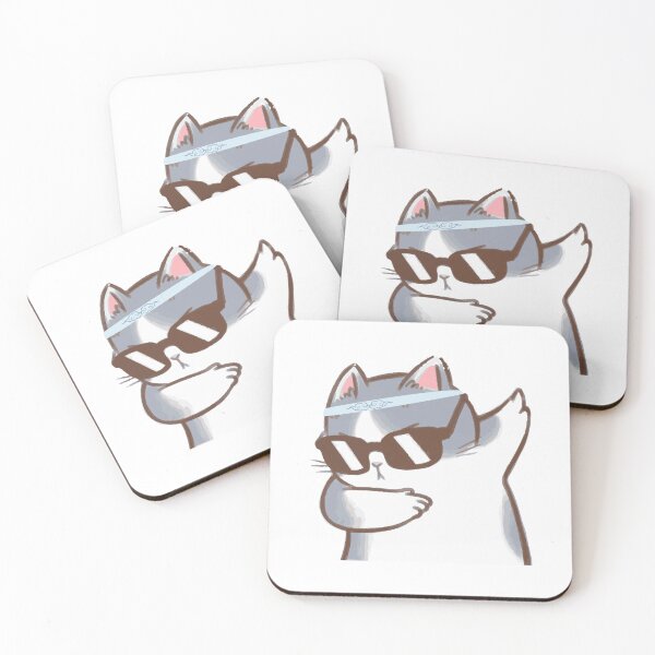 Item preview, Funny Cat With Glasses Doing a Dab designed and sold by tedrify.