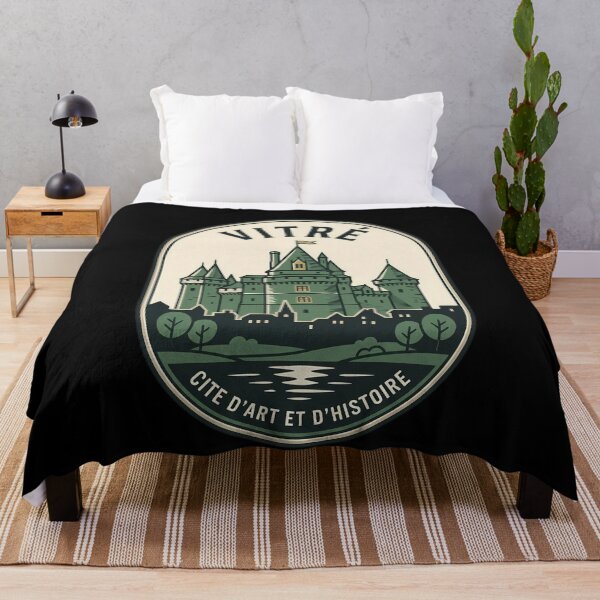 Item preview, Vitré Brittany France Castle Vintage Travel Emblem designed and sold by k3rstman1.
